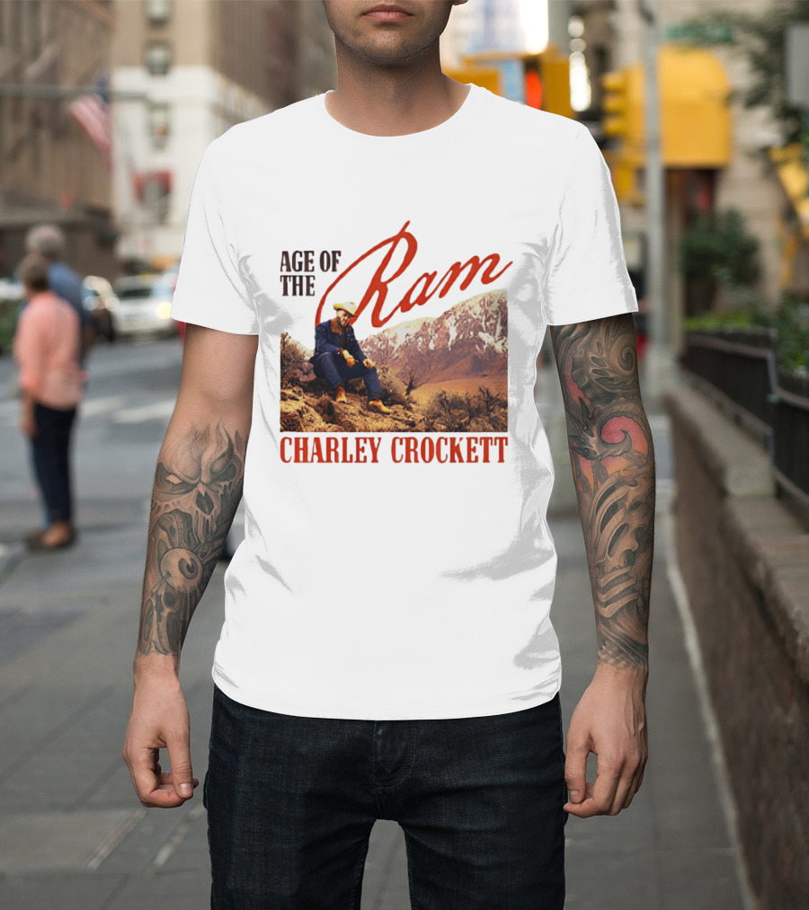 Age Of The Ram Western Style Charley Crockett Adventure T-Shirt