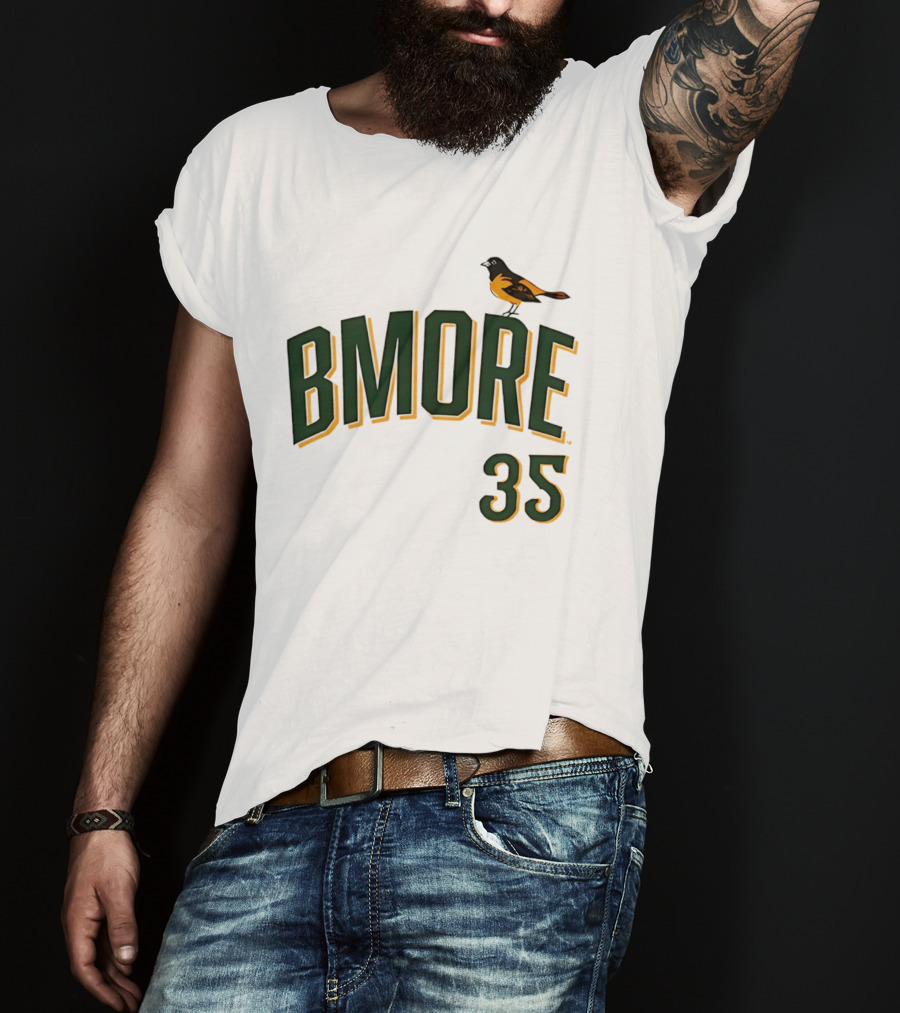 Baltimore Orioles Bmore 35 City Connect Bird T-Shirt