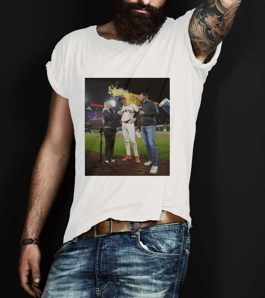 Daniel Susac Interview Oracle Park San Francisco Giants Celebration Moment T-Shirt