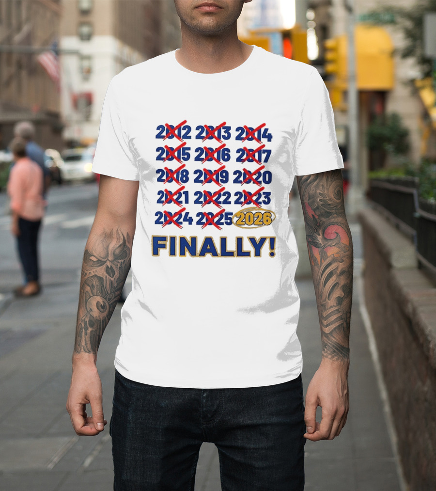 Finally 2026 Buffalo Sabres NHL T-Shirt
