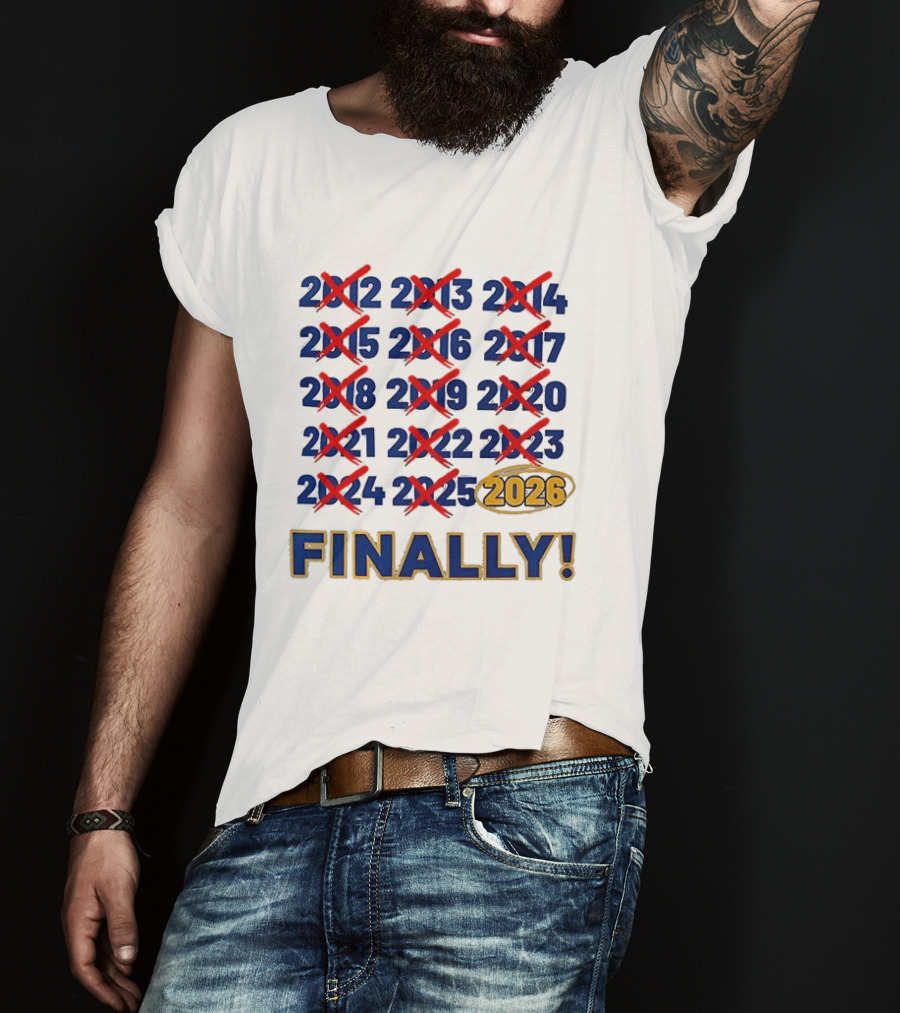 Finally 2026 Buffalo Sabres NHL T-Shirt