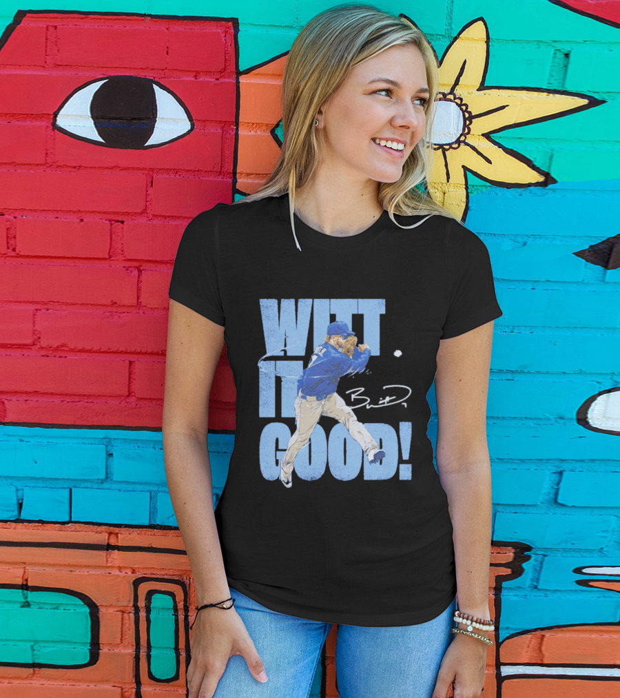Bobby Witt Jr Kansas City Royals Witt It Good Celebrating Baseball Excellence T-Shirt