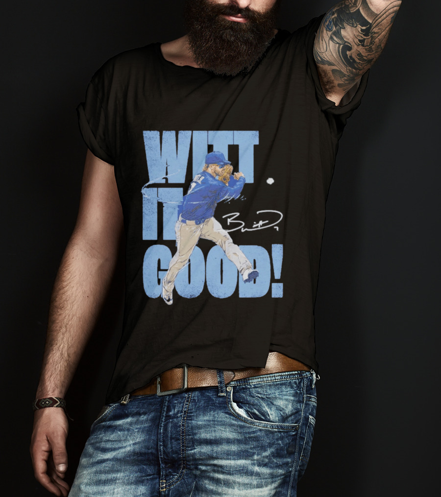 Bobby Witt Jr Kansas City Royals Witt It Good Celebrating Baseball Excellence T-Shirt