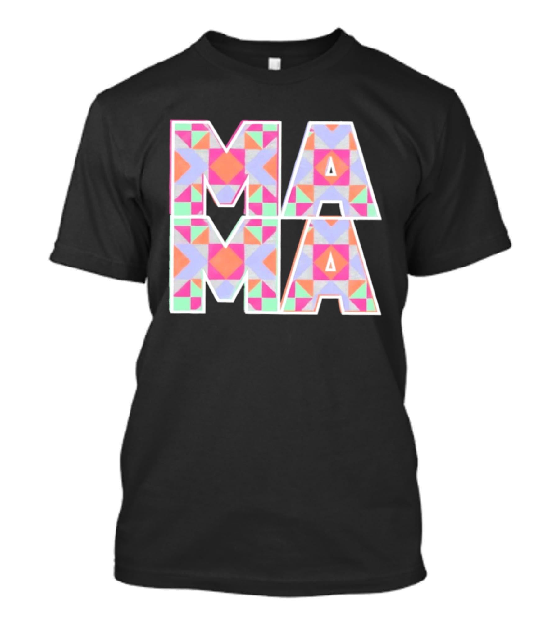 Mama Quilt Geometric T-Shirt