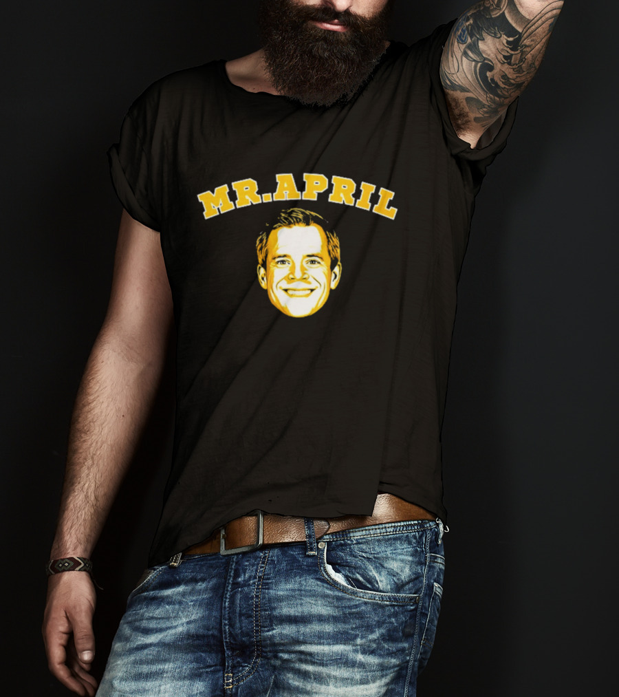 Michigan Wolverines Mr. April Big Head T-Shirt