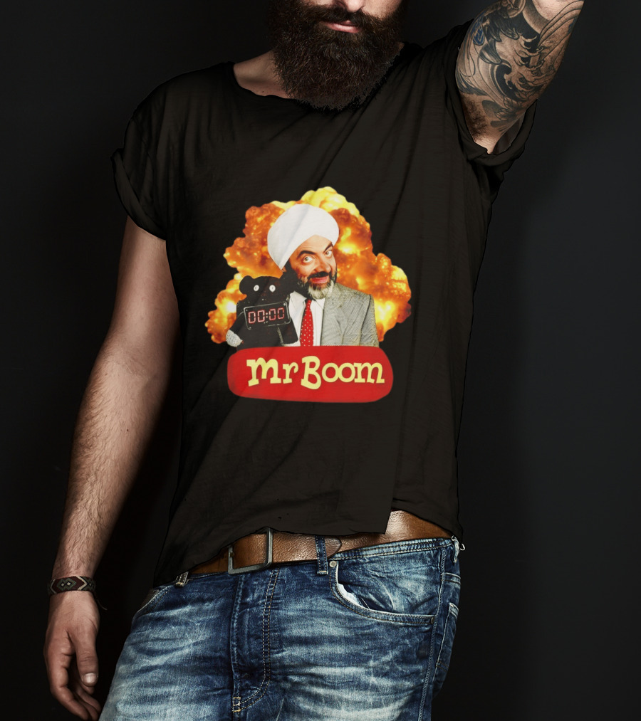 Mr Boom Meme Explosion Countdown Teddy T-Shirt