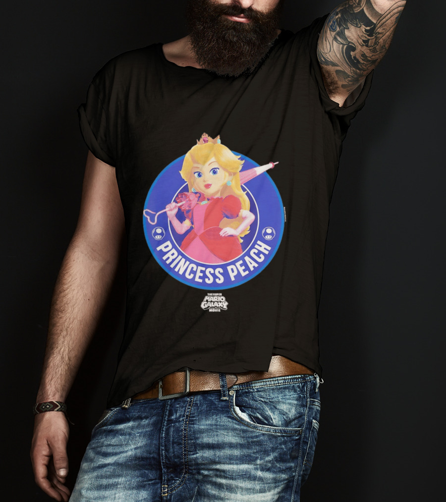 Princess Peach Super Mario Galaxy Movie Adventure T-Shirt
