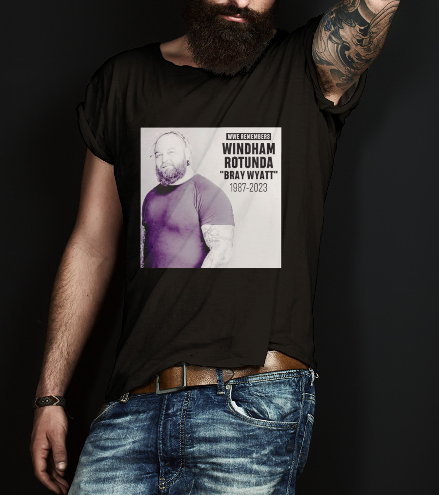 WWE Remembers Windham Rotunda Bray Wyatt 1987 2023 T-Shirt