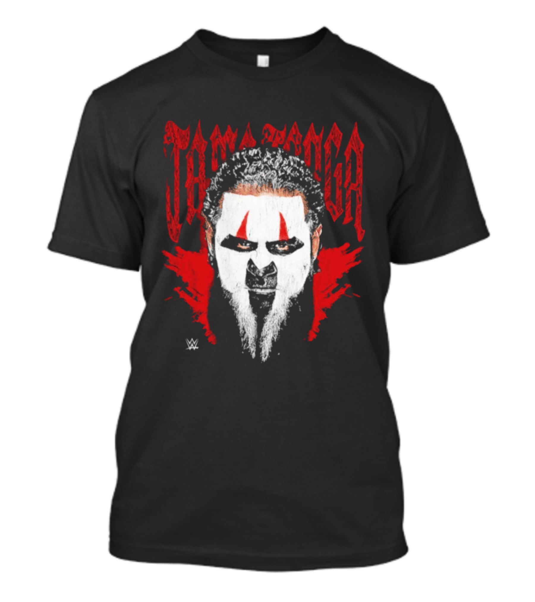Tama Tonga WWE White Face Paint Red Scream T-Shirt