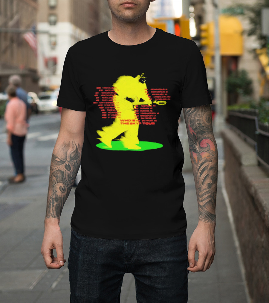 Who Is The Sky Tour With Astronaut Silhouette And Tour Dates T-Shirt