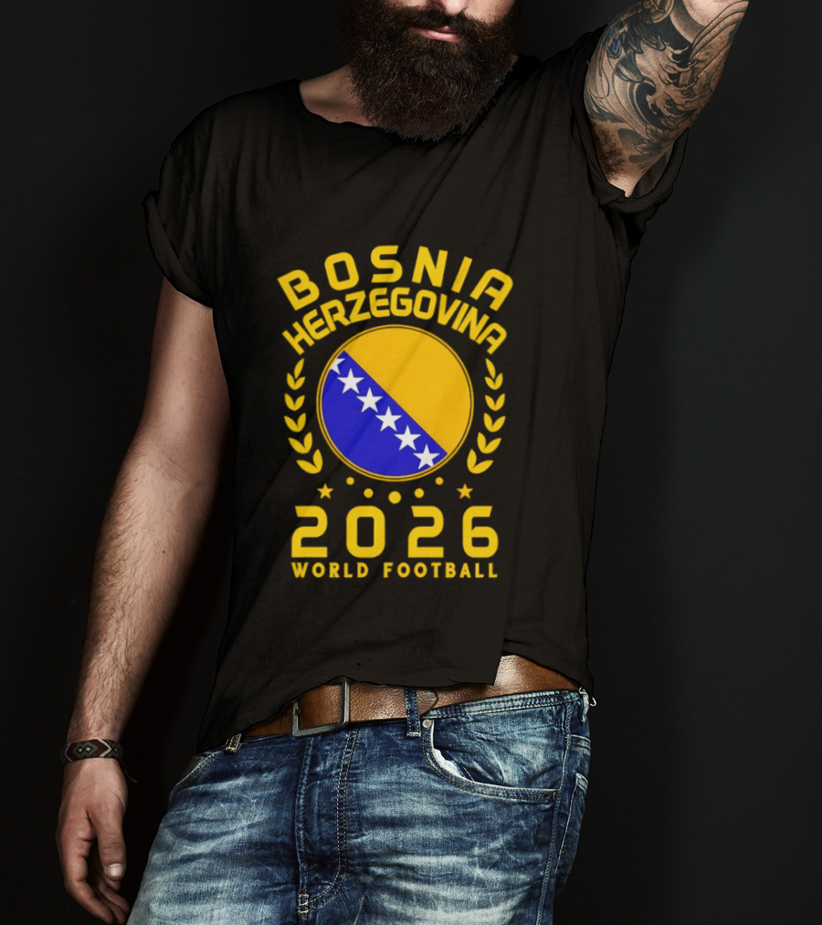 Bosnia Herzegovina World Football 2026 Supporter T-Shirt