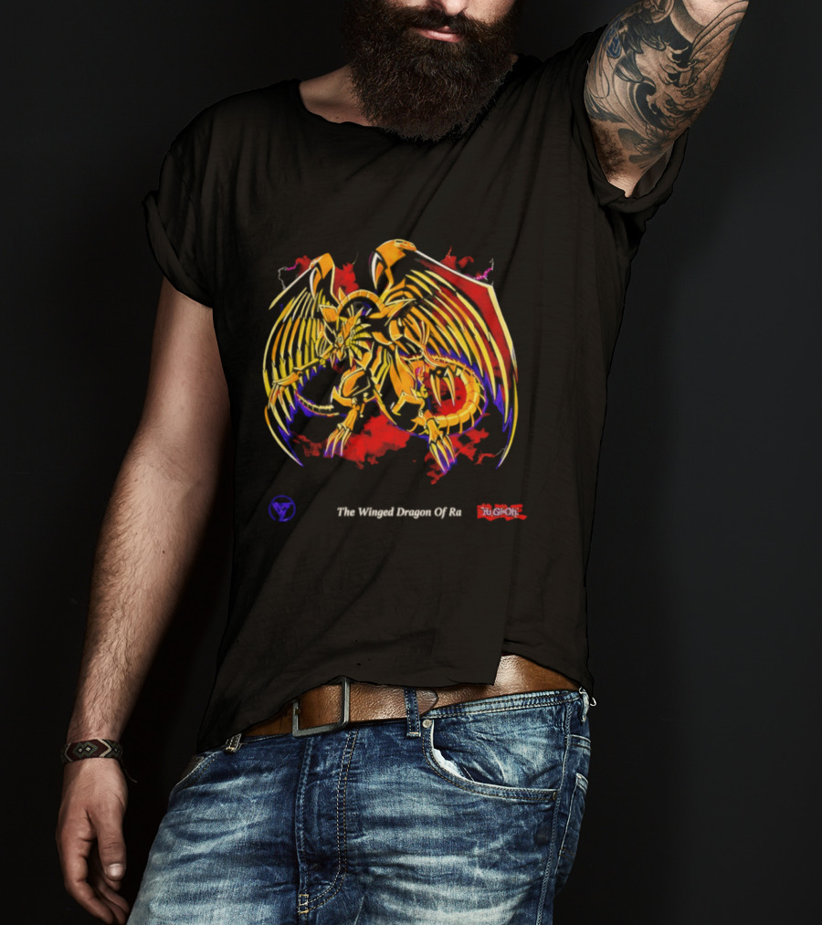 Yu Gi Oh The Winged Dragon Of Ra Symbolic Gold T-Shirt