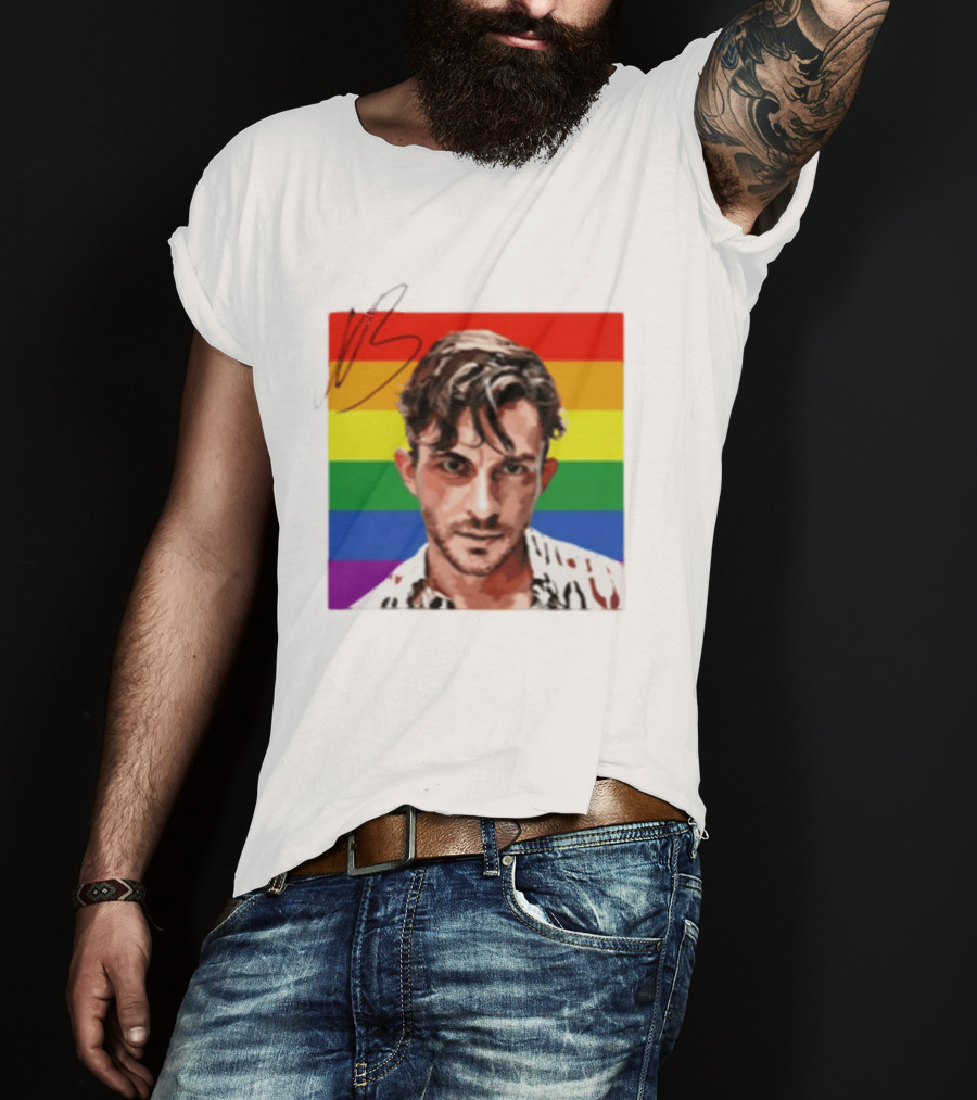 Jonathan Bailey LGBTQ+ Rainbow T-Shirt