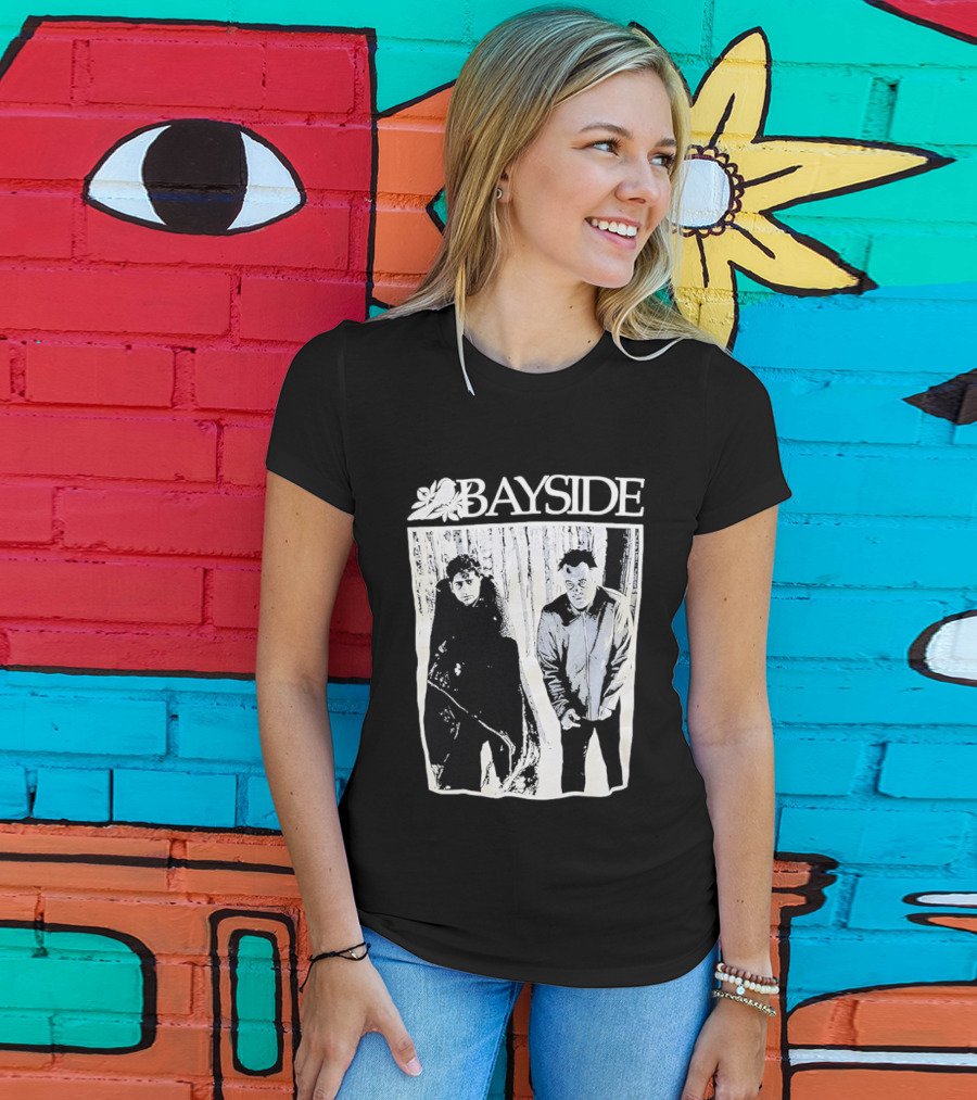 Bayside Band 25th Anniversary Black And White Image T-Shirt