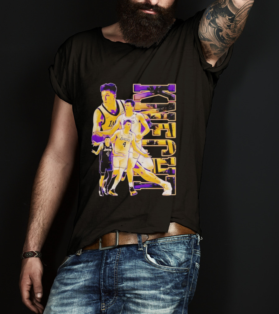 Dalton Knecht Los Angeles Lakers Basketball Lakers 4 T-Shirt