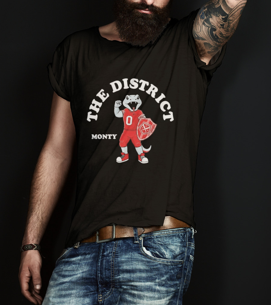 The District Monty DC Defenders 2026 Football Shield T-Shirt