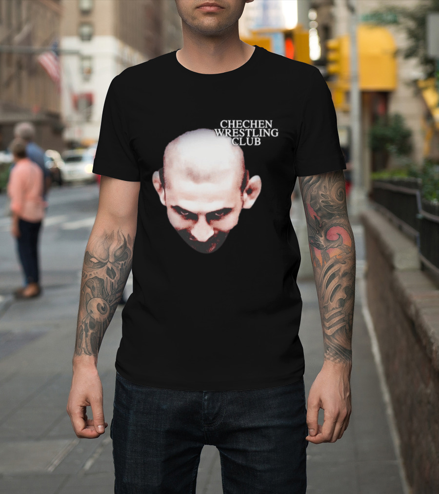 Khamzat Chechen Wrestling Club Warrior Face T-Shirt
