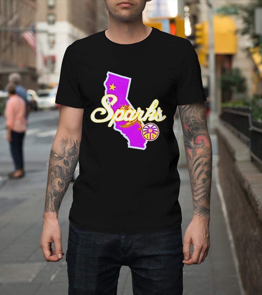 Los Angeles Sparks Hometown 2026 WNBA Draft New Era T-Shirt