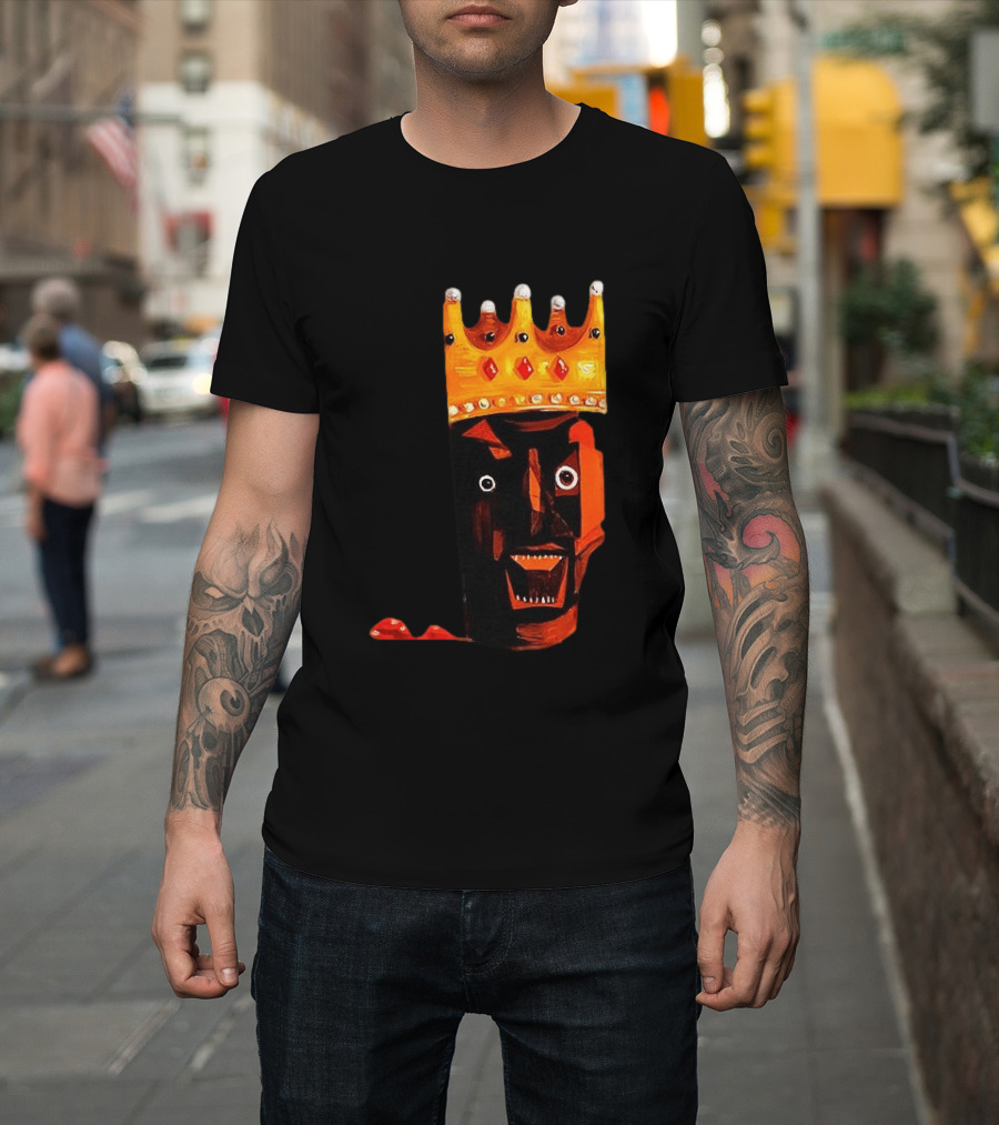 Ye At Coachella King Crowned Abstract Face T-Shirt