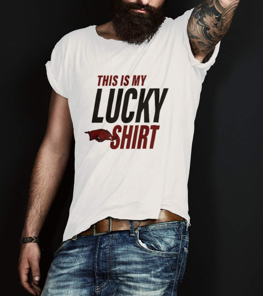 Arkansas Razorbacks This Is My Lucky Hog T-Shirt