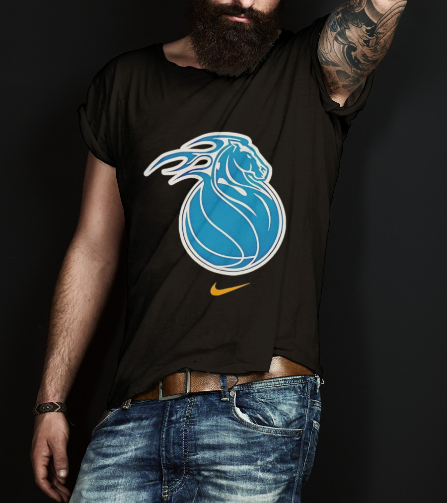 Detroit Pistons City Edition 2025 26 Nike Basketball Horse Concept T-Shirt