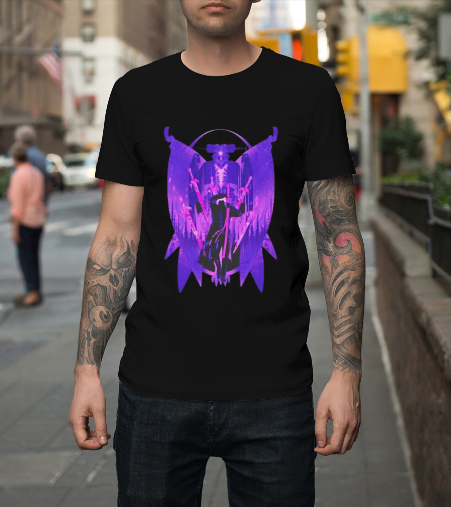 Devil May Cry Vergil Dark Aesthetic Purple Sword T-Shirt