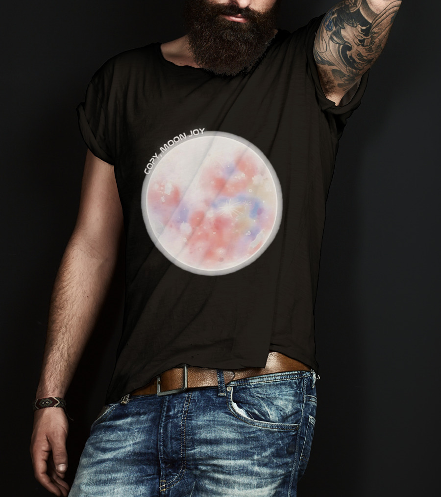 Artemis II Watercolor Copy Moon Joy T-Shirt