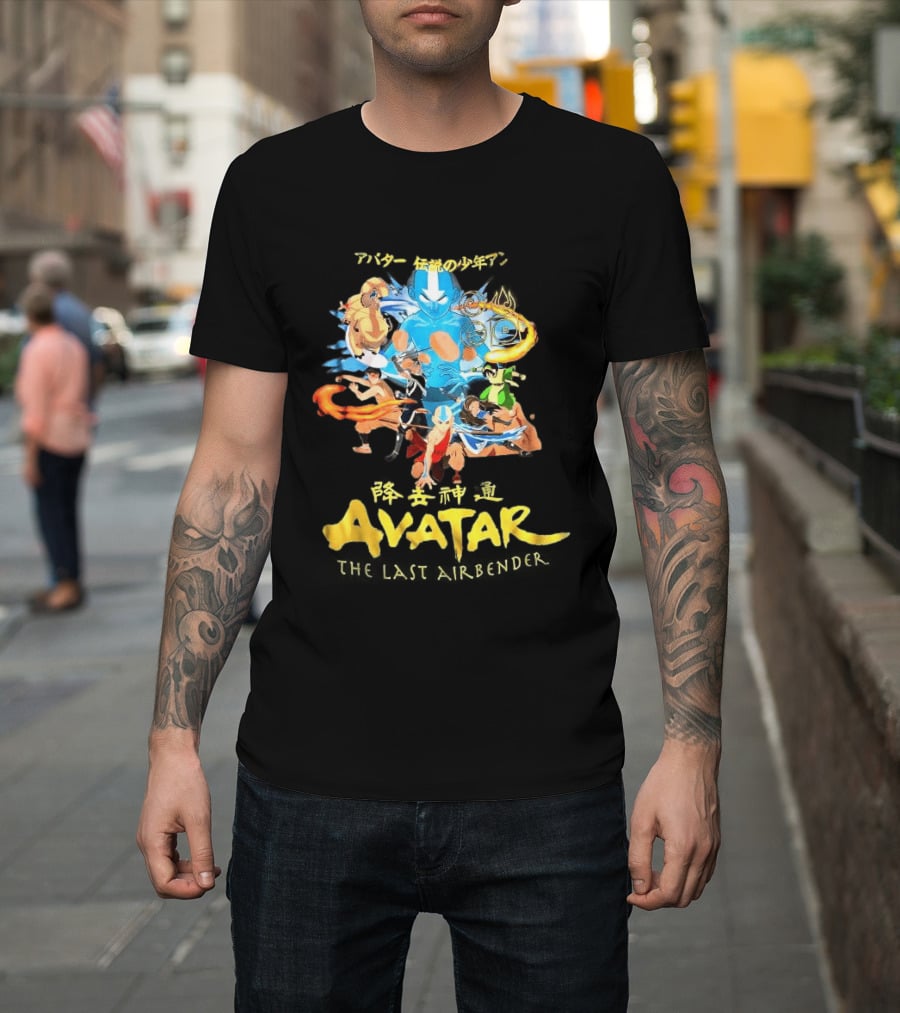 Avatar The Last Airbender Characters Ensemble T-Shirt