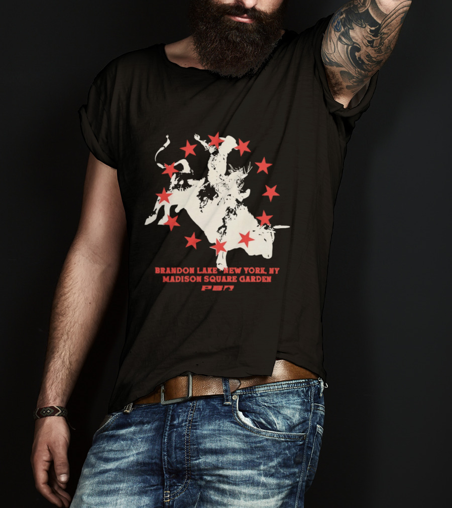 Brandon Lake New York Madison Square Garden PBR Rider Event T-Shirt