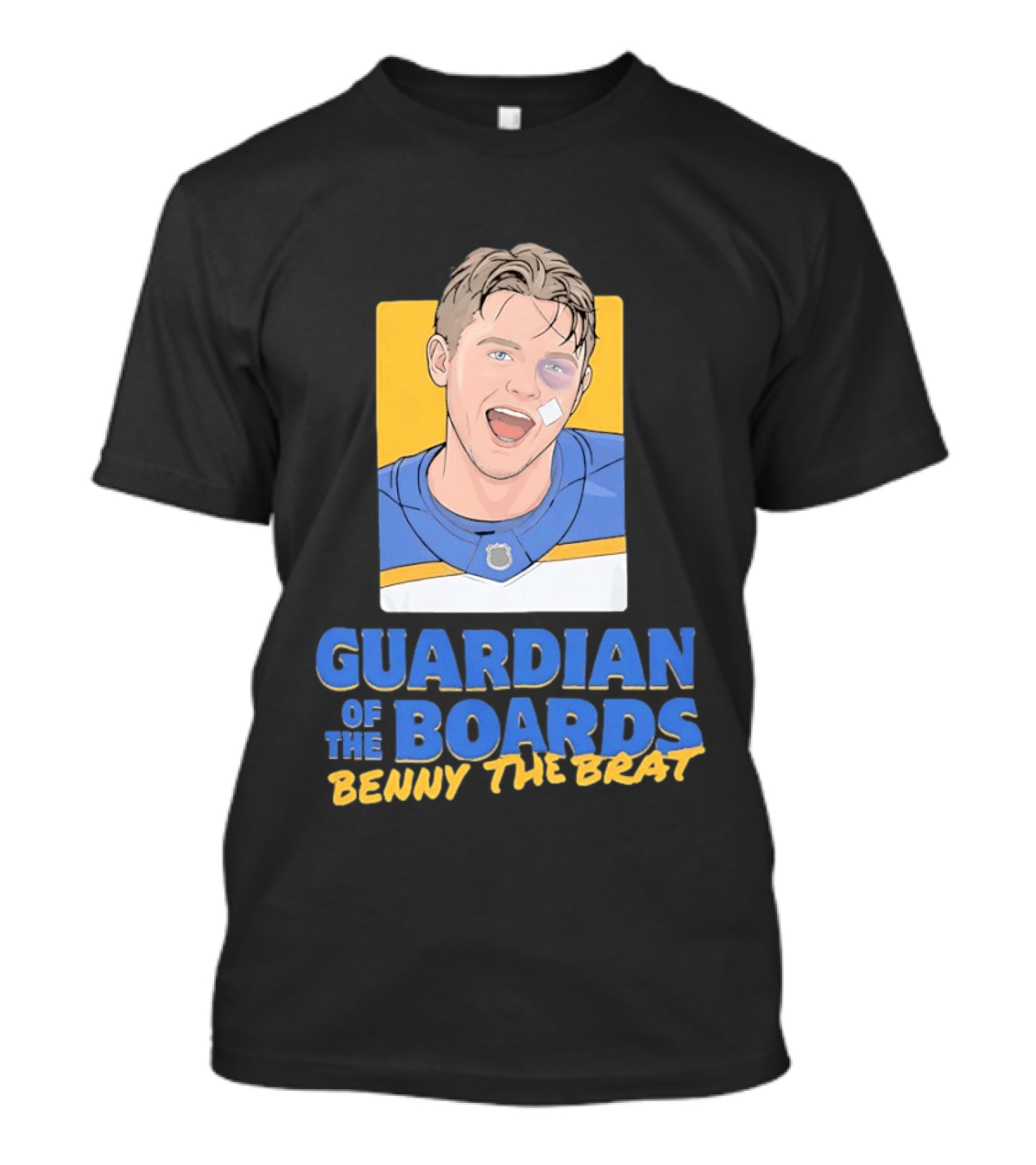 Guardian Of The Boards Benny The Brat Buffalo Sabres Hockey Player T-Shirt