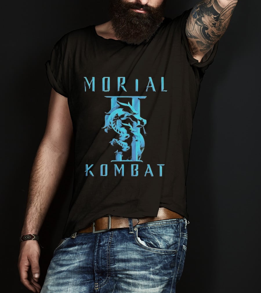 Mortal Kombat II Let The Fight Begin Dragon T-Shirt