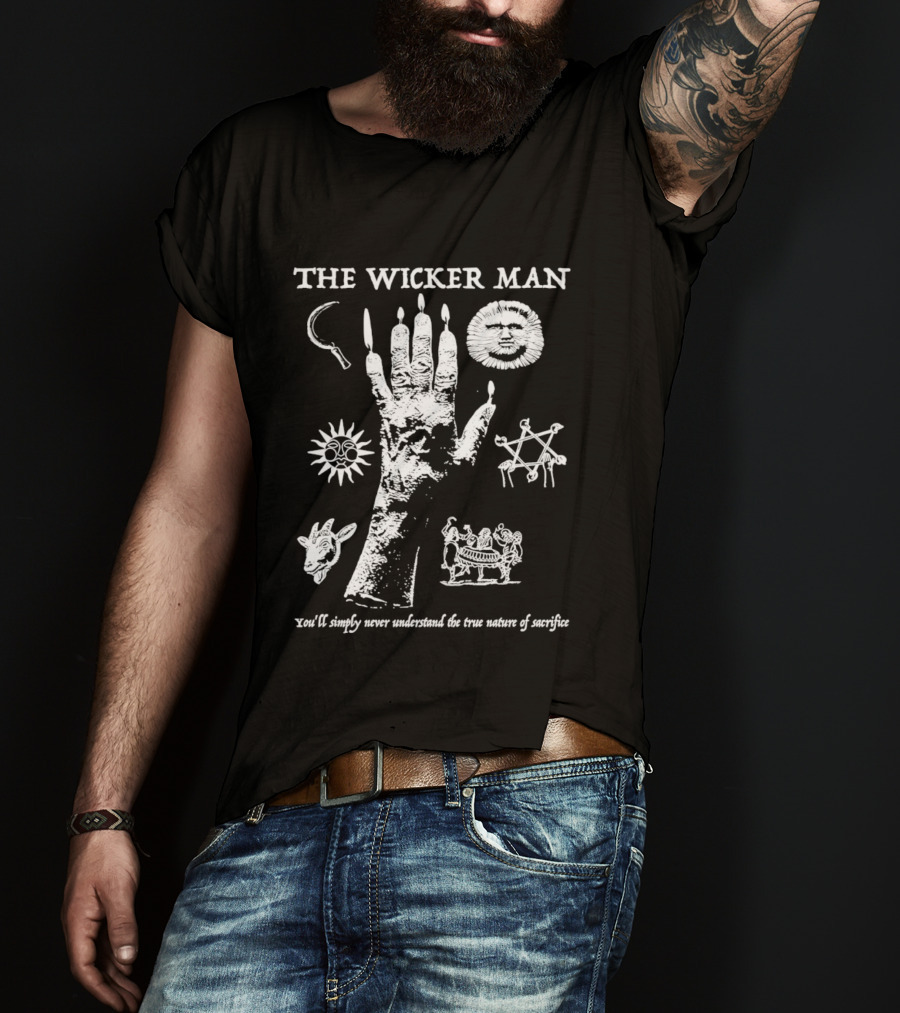 The Wicker Man 1973 Sacrifice Nature Symbols And Ritual T-Shirt