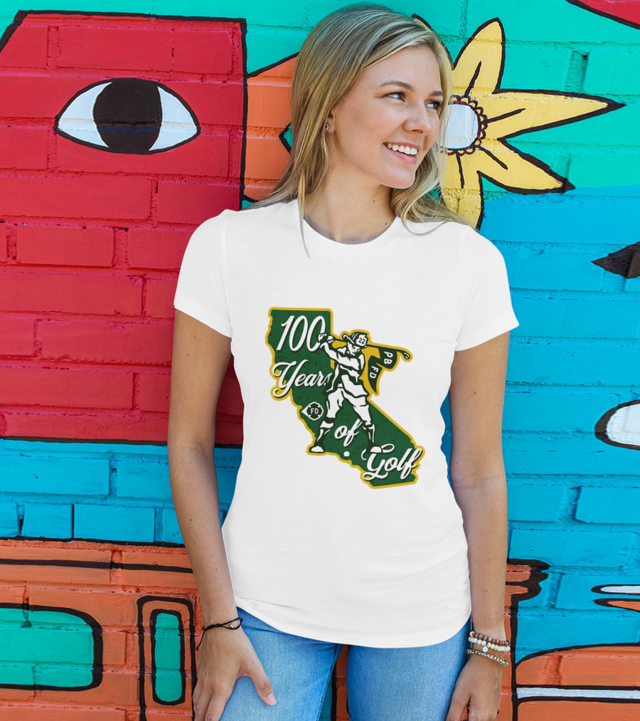 100 Years Of Golf PB FD California Golfer T-Shirt