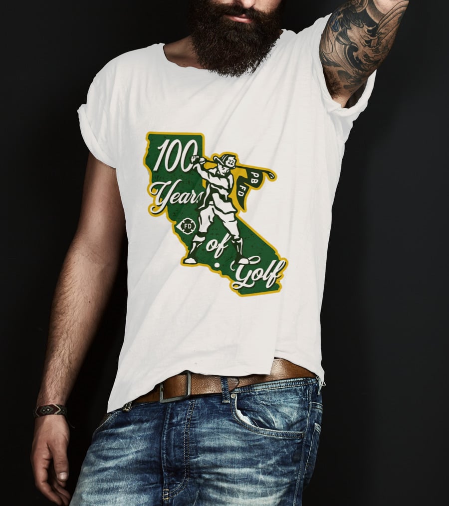 100 Years Of Golf PB FD California Golfer T-Shirt
