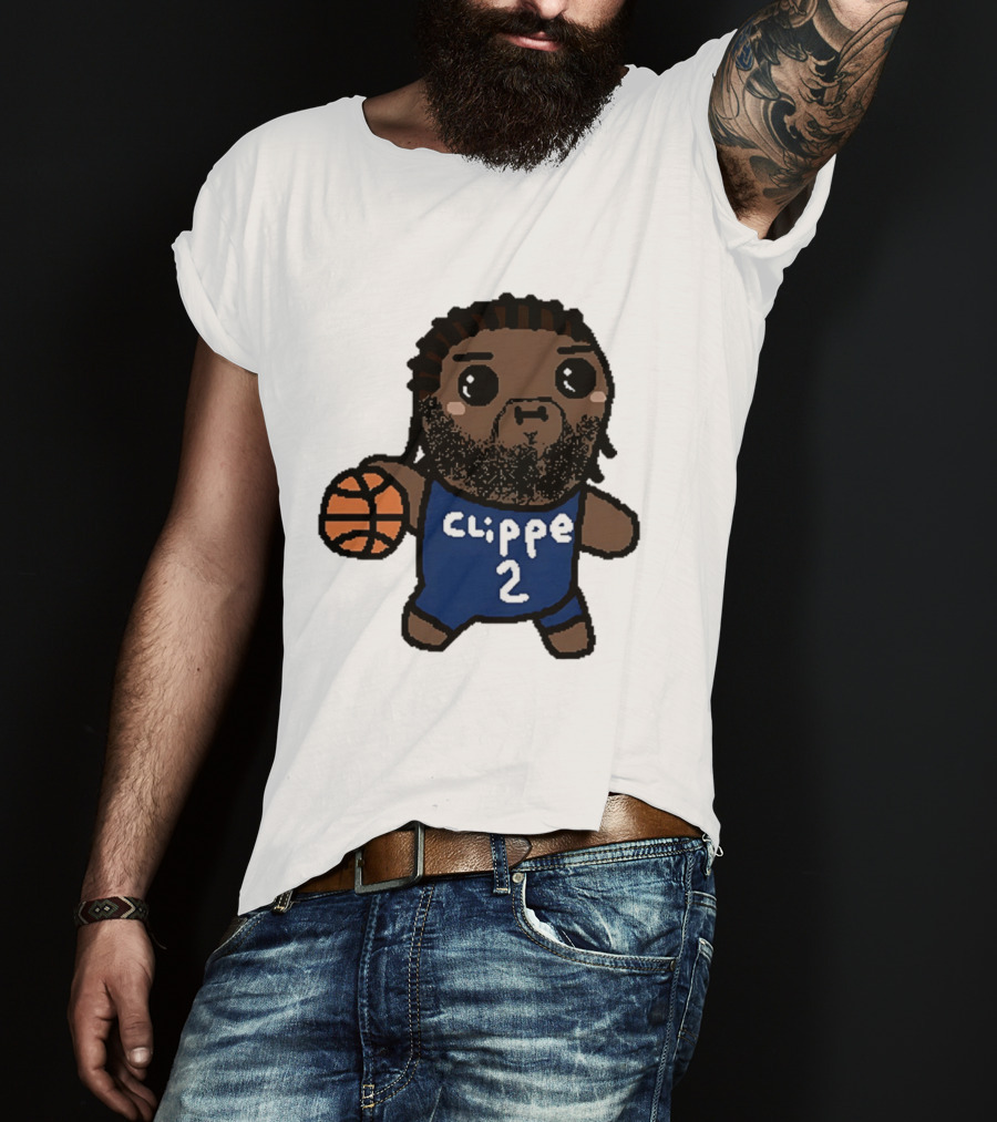 Kawaii Leonard Clipper 2 Los Angeles Cartoon Basketball T-Shirt