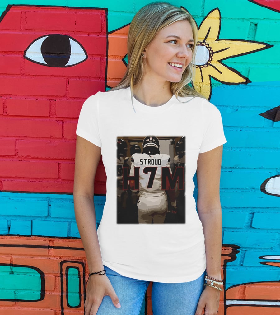 C.J. Stroud H7M Houston Texans Football Player T-Shirt