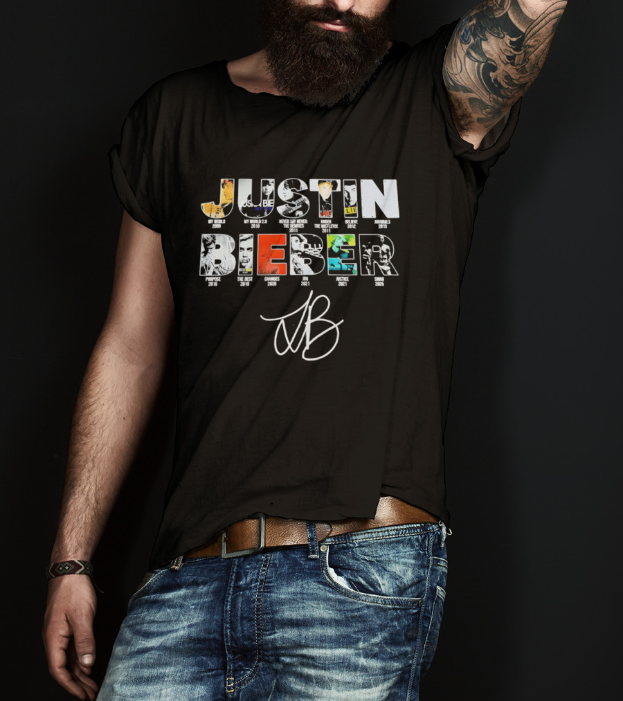 Justin Bieber Jb Fan Swag 2025 Album T-Shirt
