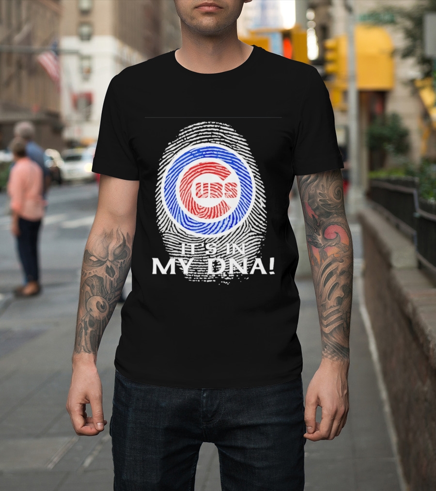 Chicago Cubs DNA Fingerprint It's In My DNA T-Shirt