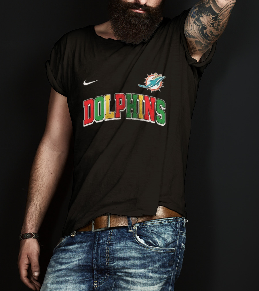 Miami Dolphins Cinco De Drinko Bitchachos Skeleton Nike T-Shirt