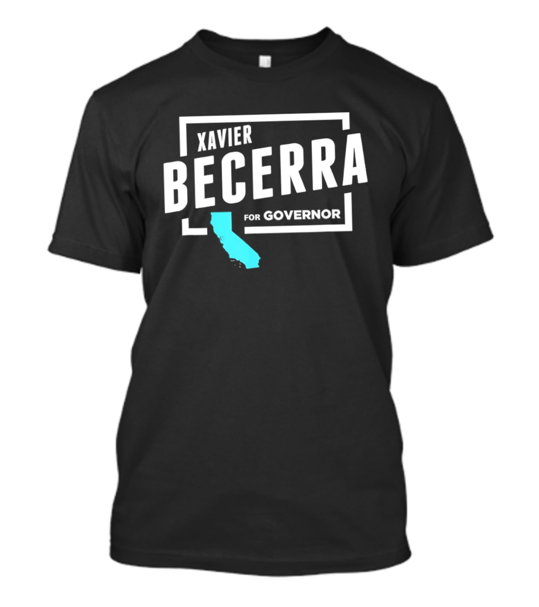 Xavier Becerra For Governor California Blue State T-Shirt