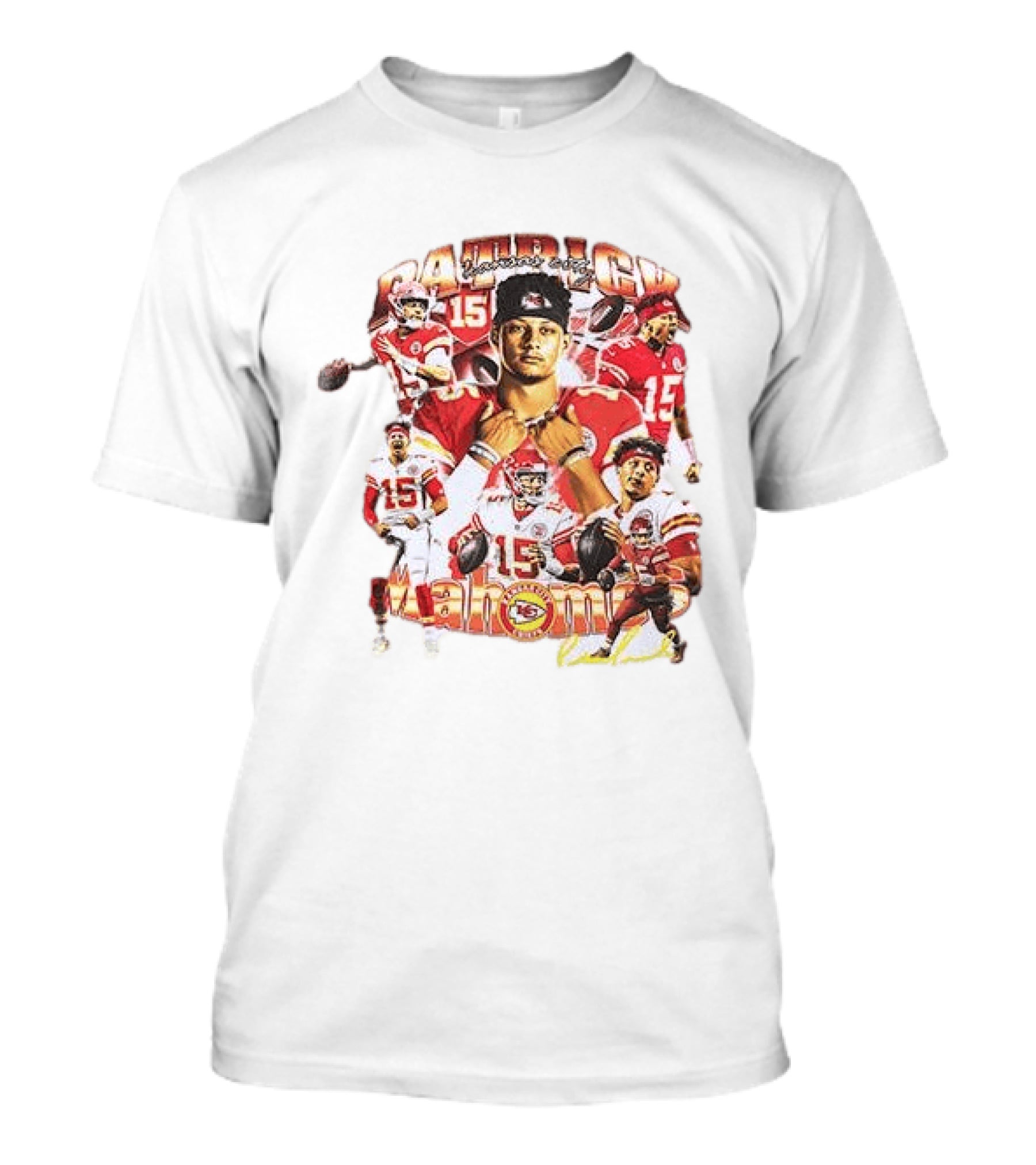 Kansas City Chiefs Patrick Mahome 15 Vintage Football Collection T-Shirt