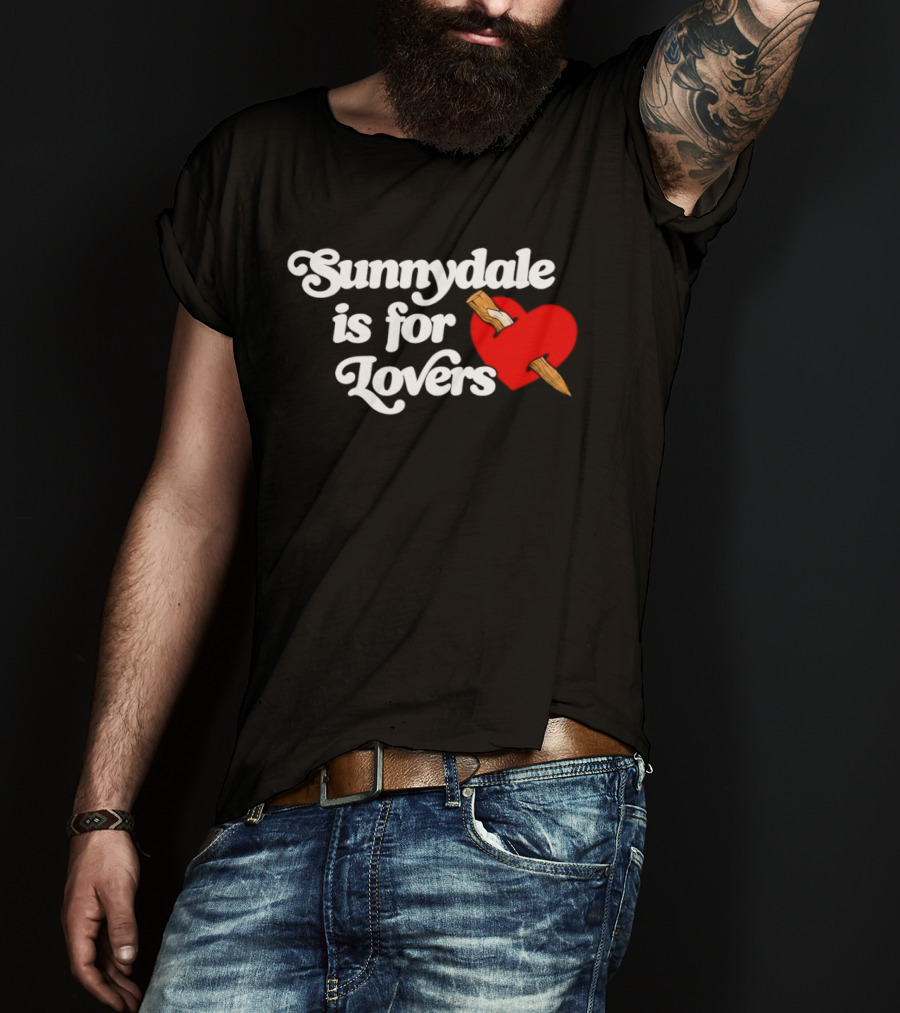 Sunnydale Is For Lovers Heart Stake Buffy Town T-Shirt