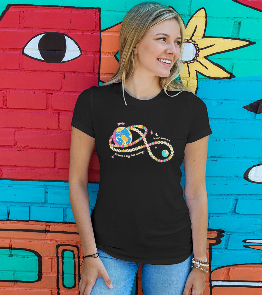 Copy Heart Copy Bracelet Artemis II NASA Mission It's Been A Long Road Coming T-Shirt