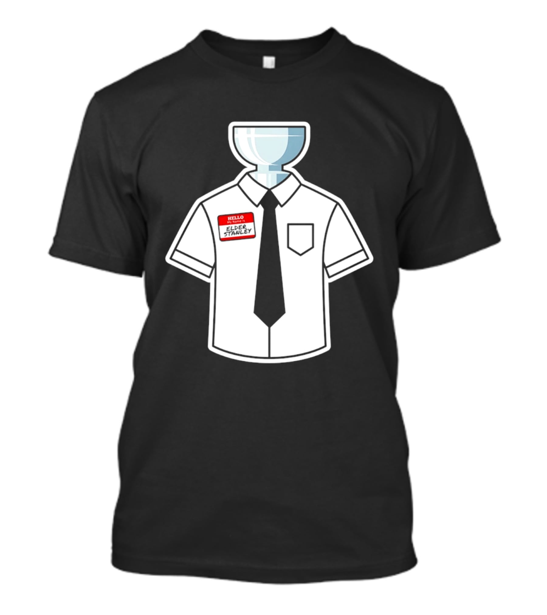 Elder Stanley Cup NHL 2026 Trophy Hello My Name Is Sticker T-Shirt