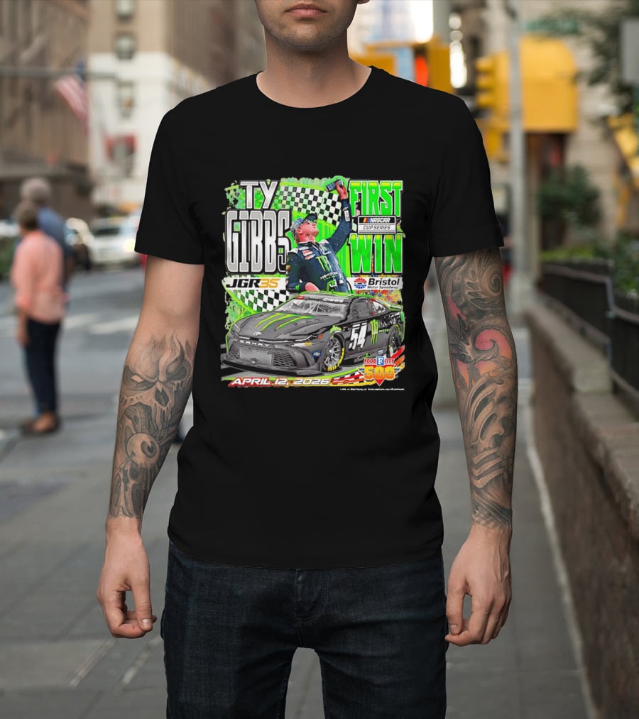 Ty Gibbs First NASCAR Cup Series Win April 12 2026 Bristol Motor Speedway T-Shirt