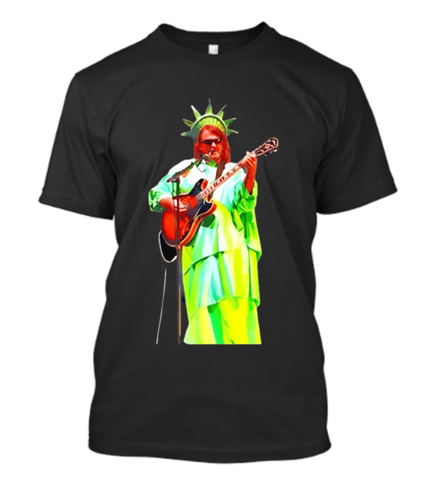 Randy Crabtree Widespread Panic Statue Of Liberty Guitarist T-Shirt