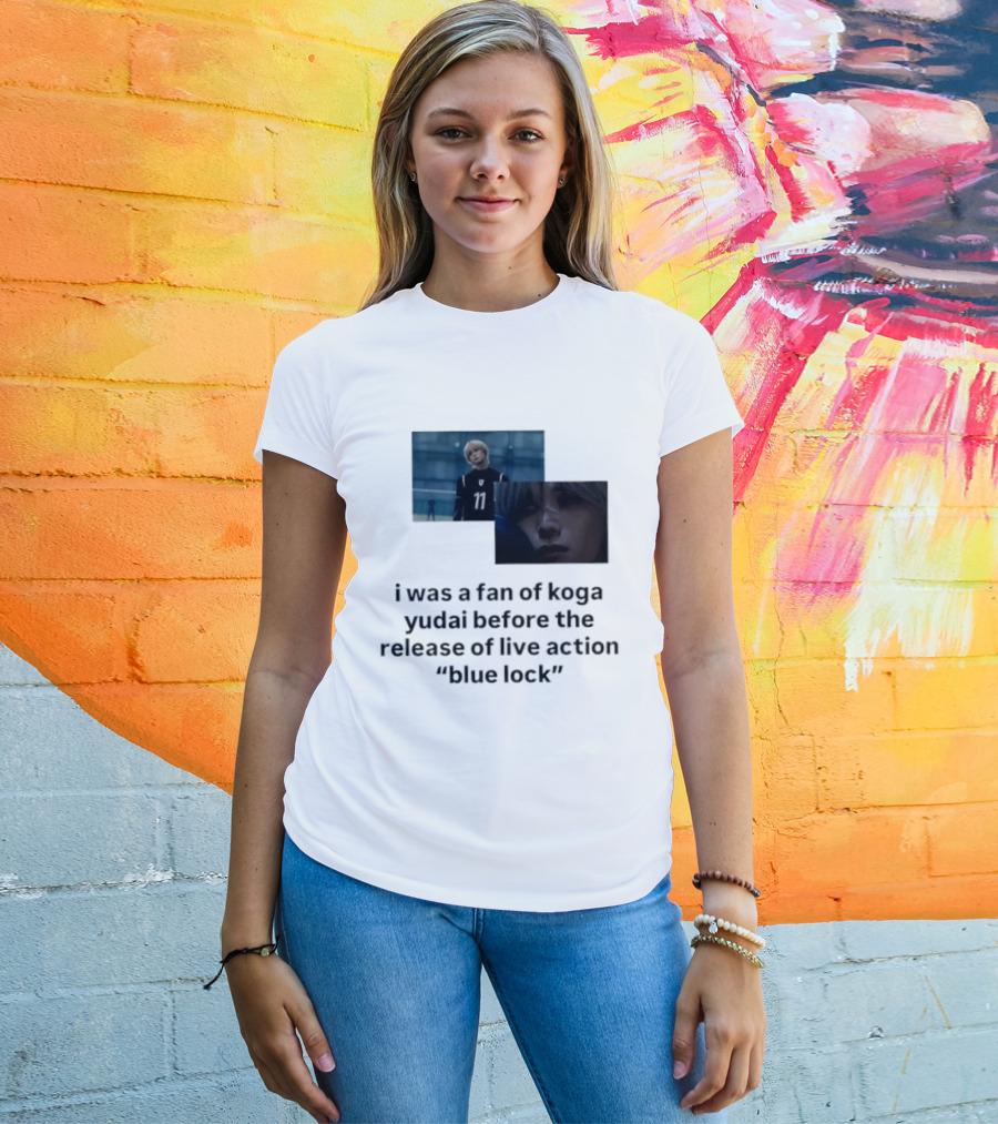 Koga Yudai Before Blue Lock Live Action Release Fan T-Shirt