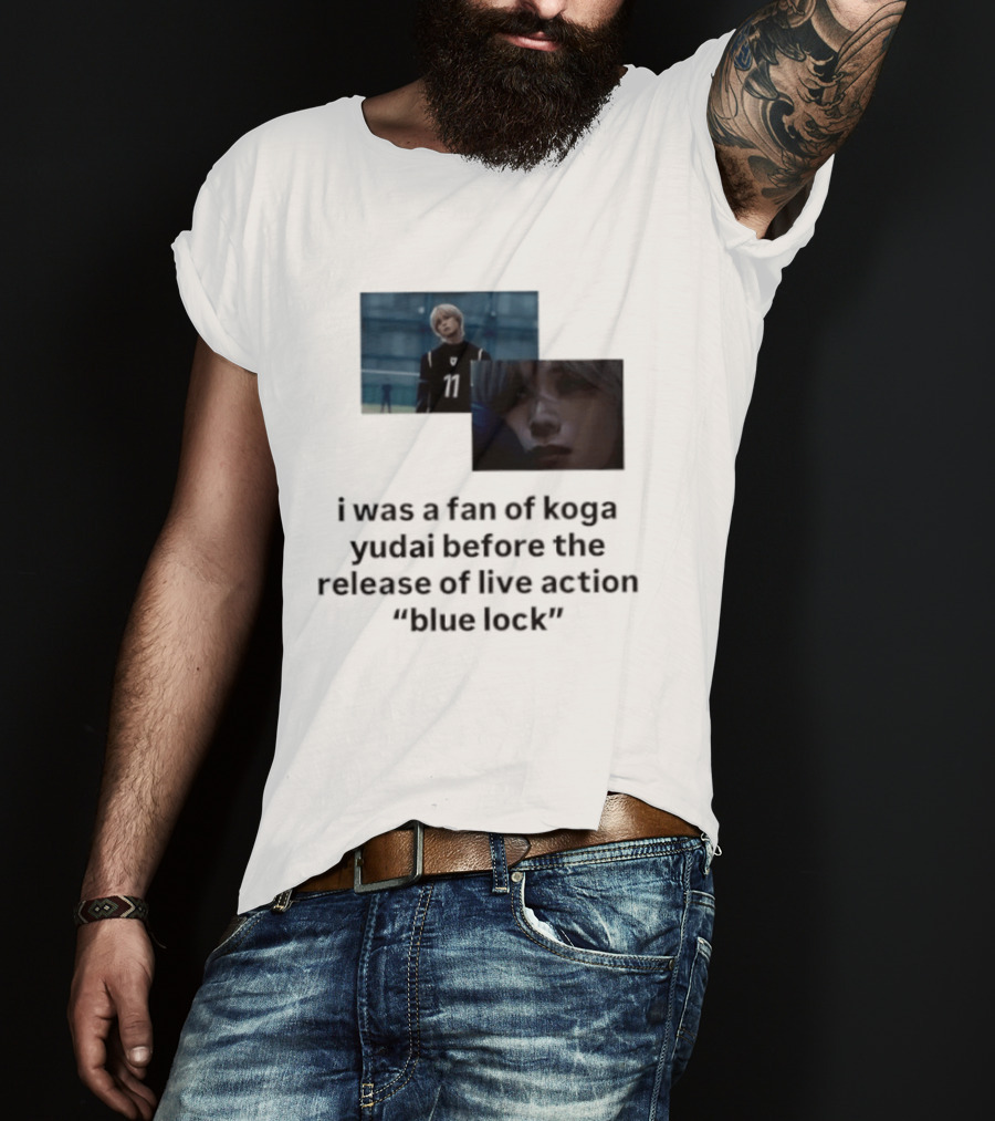 Koga Yudai Before Blue Lock Live Action Release Fan T-Shirt