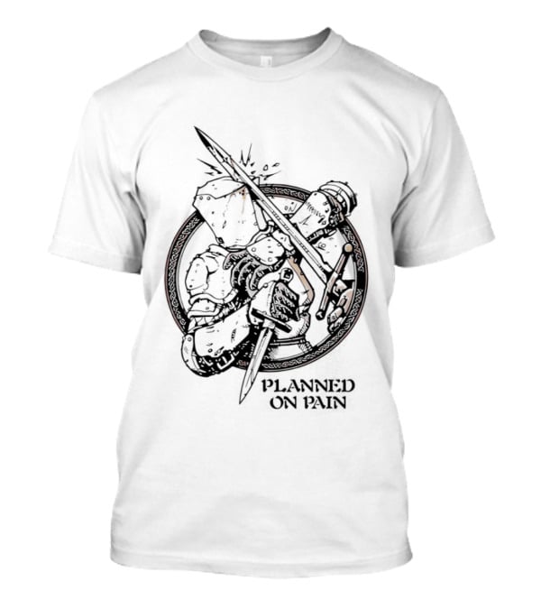 Lady Knight Planned On Pain Warrior Aesthetic T-Shirt
