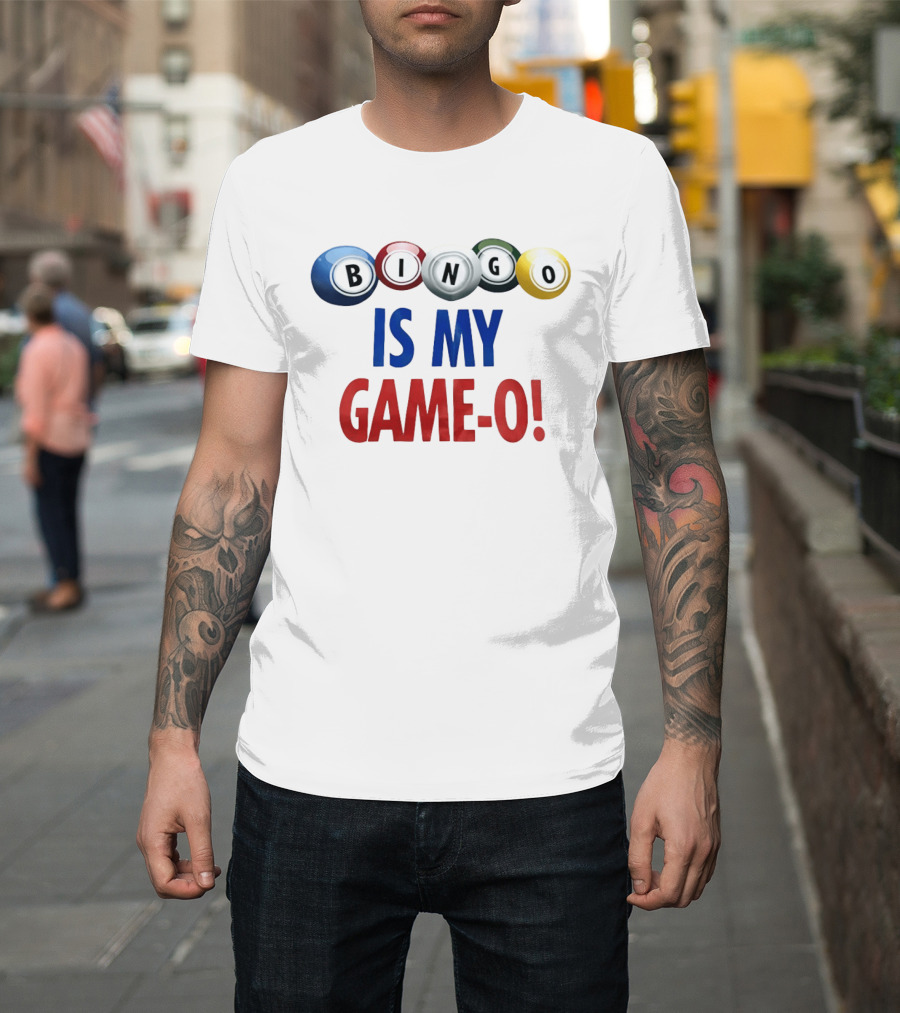 Bingo Is My Game O Billiard Balls Fun Playful T-Shirt